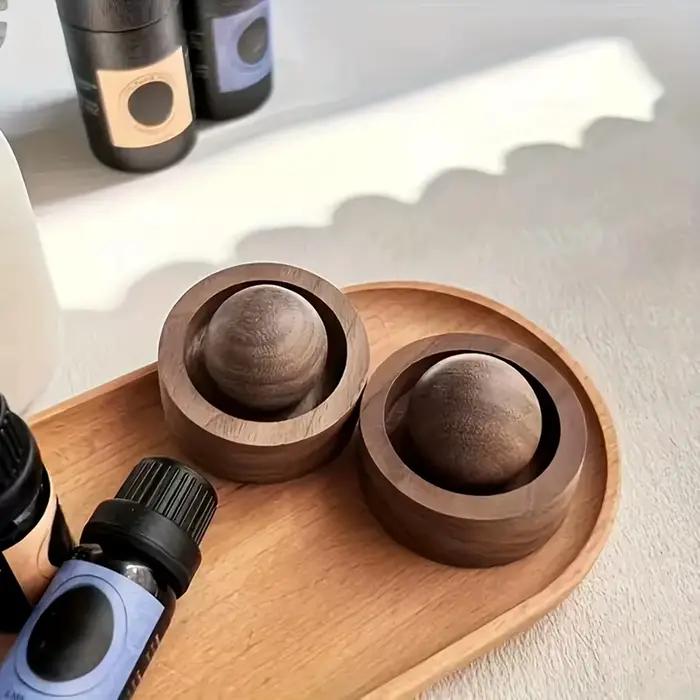 Diffuseur d'huiles essentielles pour voiture et maison - Fabriqué en bois