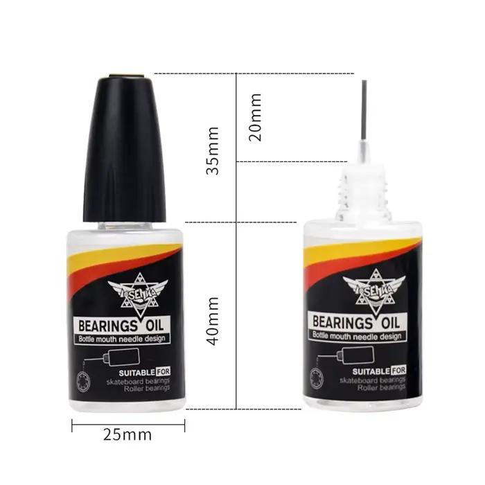 1 bouteille d'huile lubrifiante pour roulements de Skateboard, 20ml, huile lubrifiante pour roulements, planche à dérive pour patins à roulettes