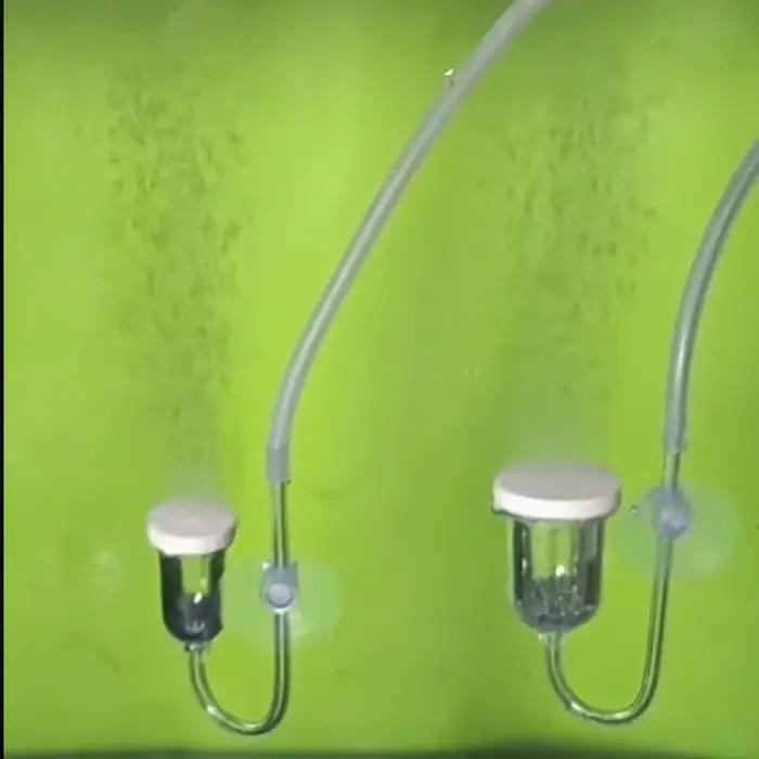 Diffuseur de CO2 pour réacteur de bulles d'aquarium, système de CO2, atomiseur pour Aquarium, plantes vivantes, raffineur de culture d'herbe et d'eau avec ventouse