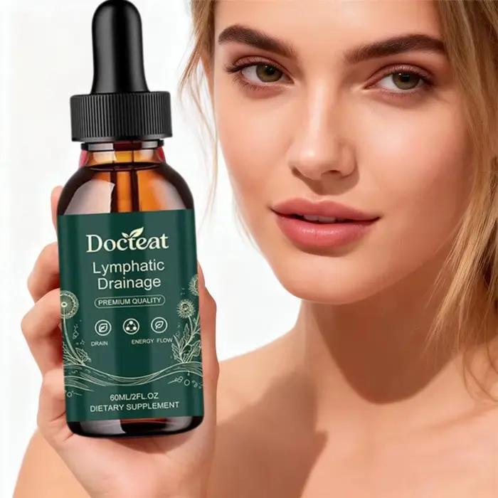 Gouttes naturelles à base de plantes pour le drainage lymphatique