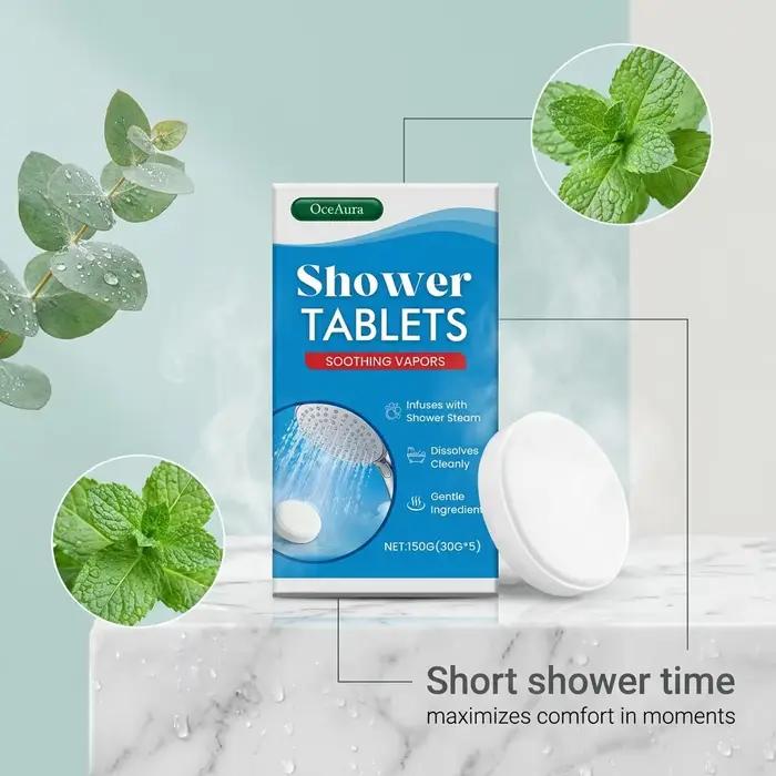 Tablettes de douche aromathérapeutiques hydratantes