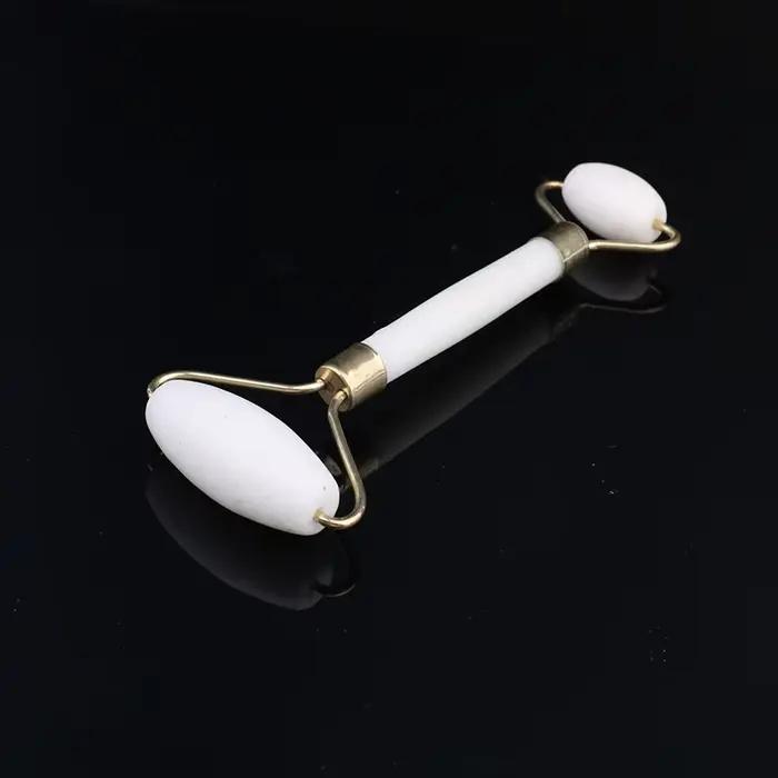 Rouleau de Jade blanc, masseur pour les yeux et le visage
