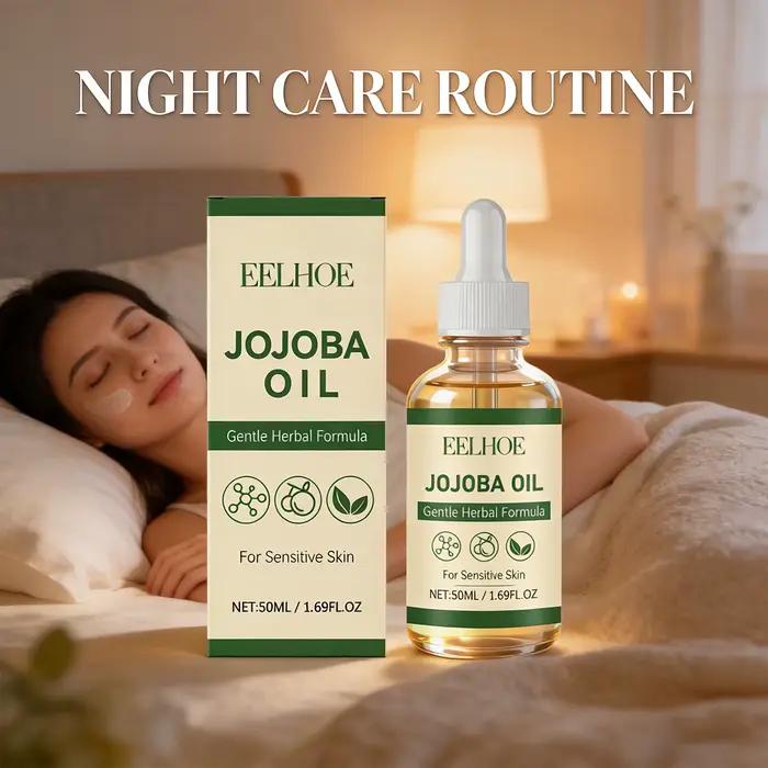 Huile Essentielle Végétale Nourrissante Adoucissante pour la Peau Améliore l'Élasticité Lisse les Cheveux Réduit les Frisottis Hydratante Huiles de Jojoba pour Massage