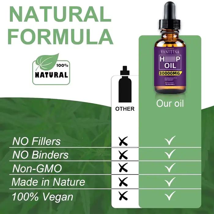 Huile essentielle naturelle à différents niveaux