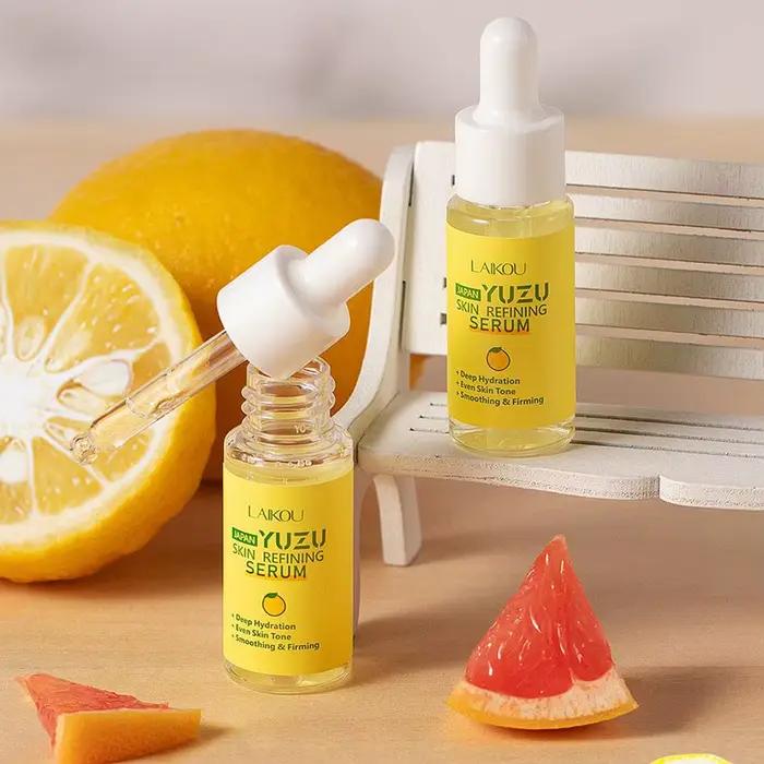 Nettoyant et démaquillant à l'huile de pomelo avec sérum facial – Kit de soins hydratant