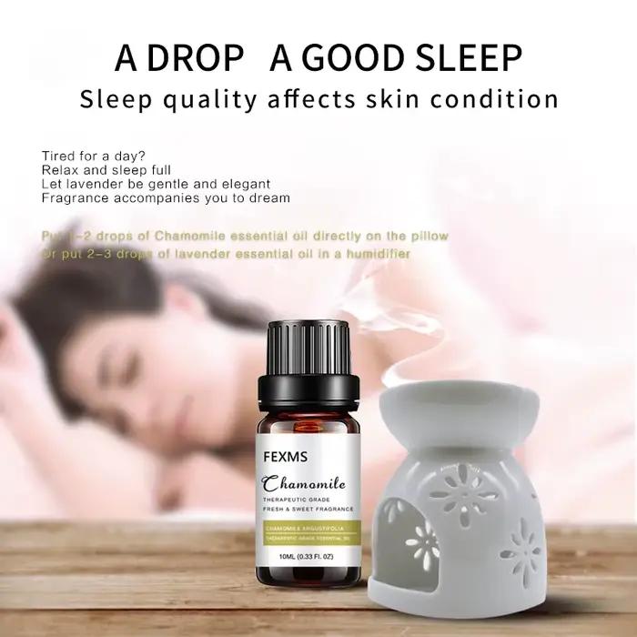 Huile essentielle de camomille romaine pour le soulagement du stress