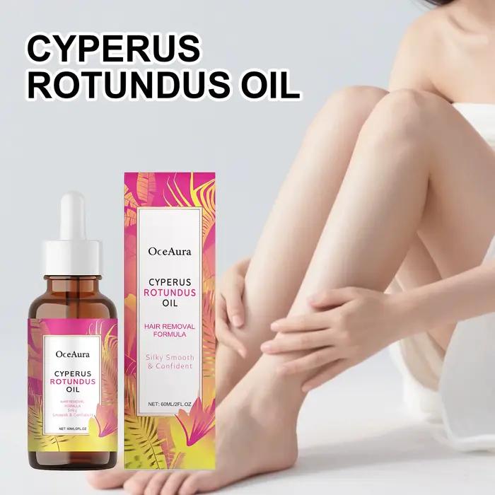 Cyperus Rotundus huile corps épilateur aisselles jambe bras réduit la croissance des cheveux hydrate soin doux