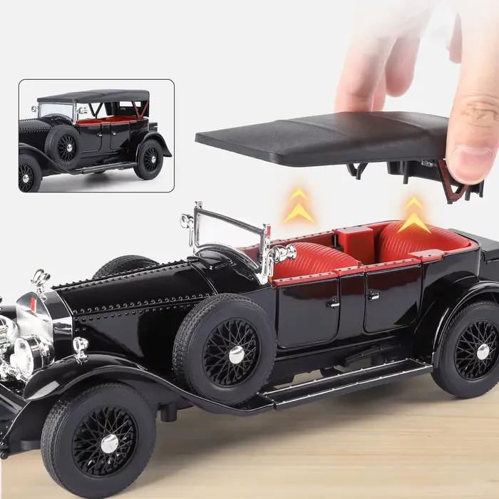 1:24 Rolls Royce Phantom I 1925 De Luxe Classique Rétro Berline En Alliage moulé Sous pression Modèle De Voiture Accueil À La Mode Jouets Ornements Cadeau D'anniversaire