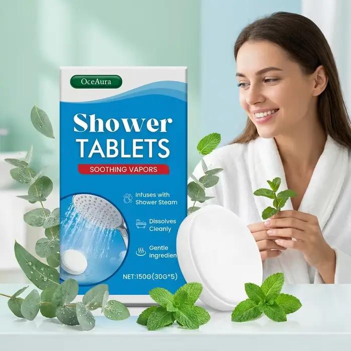 Tablettes de douche aromathérapeutiques hydratantes