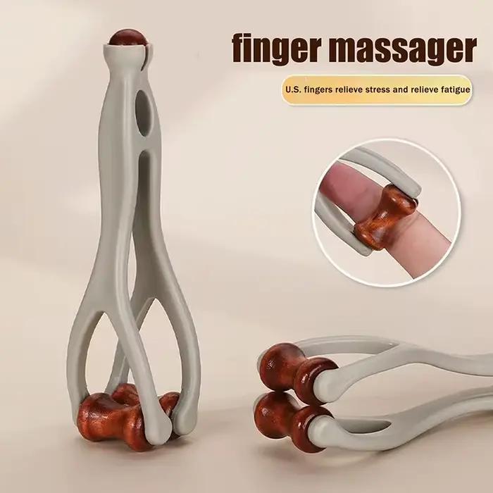 Rouleau de massage pour les articulations des doigts avec huile essentielle