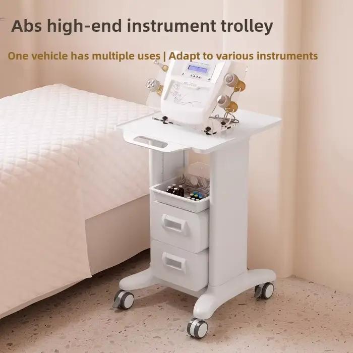 Chariot roulant pour salon de beauté, chariot mobile pour instruments de soin de la peau, organisateur d'outils à plusieurs niveaux, tiroir, étagère de rangement robuste pour cosmétiques