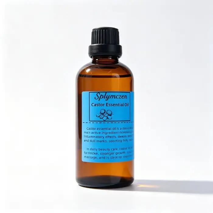 Huile Essentielle Pure de Graines de Ricin – Matière Première pour Parfums, Cosmétiques, Soins de la Peau, Huile de Base pour la Fabrication de Savons