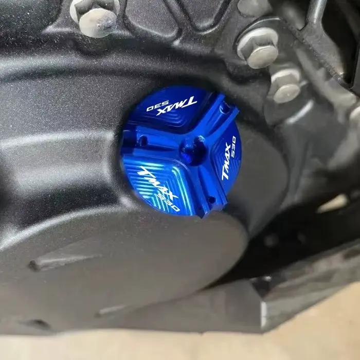 Boulon de bouchon d'huile moteur de moto, bouchon de remplissage de carburant, accessoires pour Yamaha TMAX 530 T-MAX530 SX/DX 2017 2018 2019 TMAX 560 2020-2022