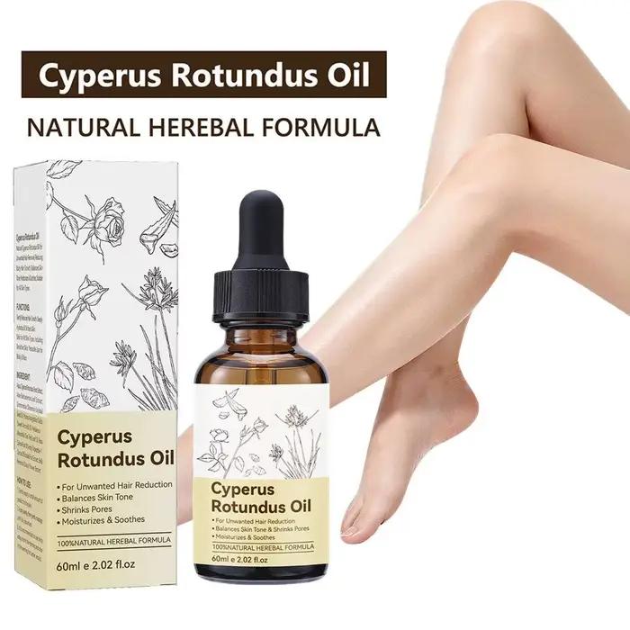 Huile de Cyperus Rotundus 100% pure et naturelle pour l'épilation