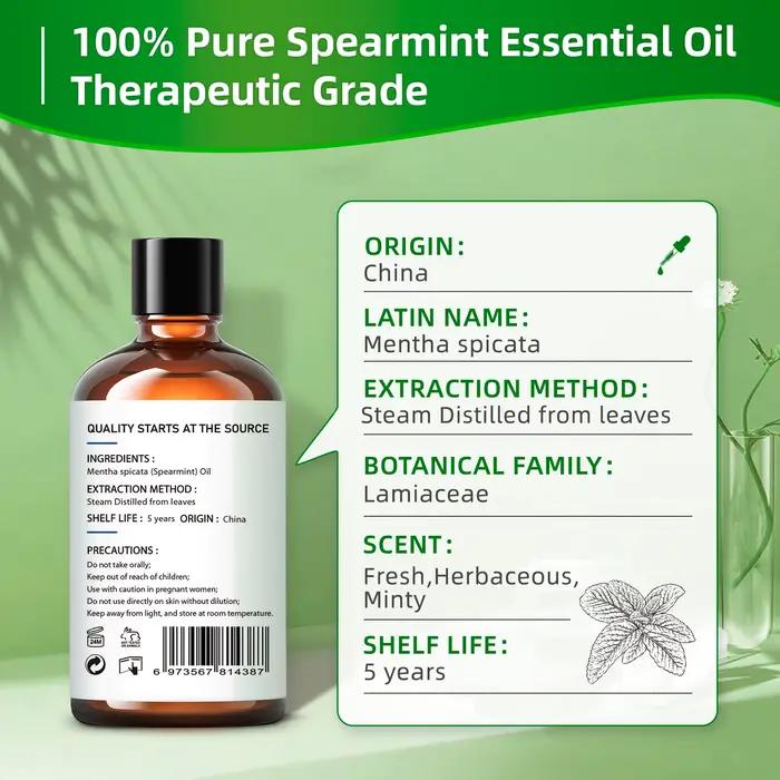 HIQILI huiles essentielles de menthe verte vanille Rose cannelle citron