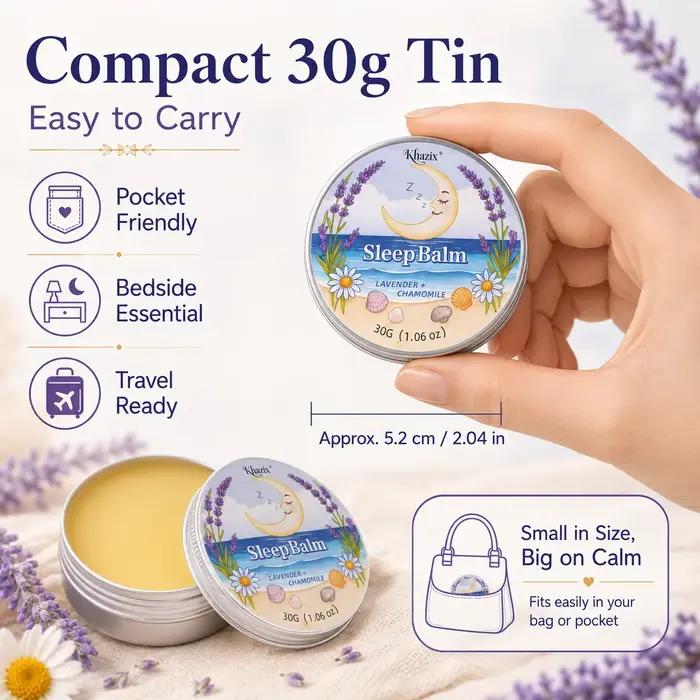 Baume de Nuit Apaisant 30g à la Lavande et à la Camomille – Arôme Relaxant
