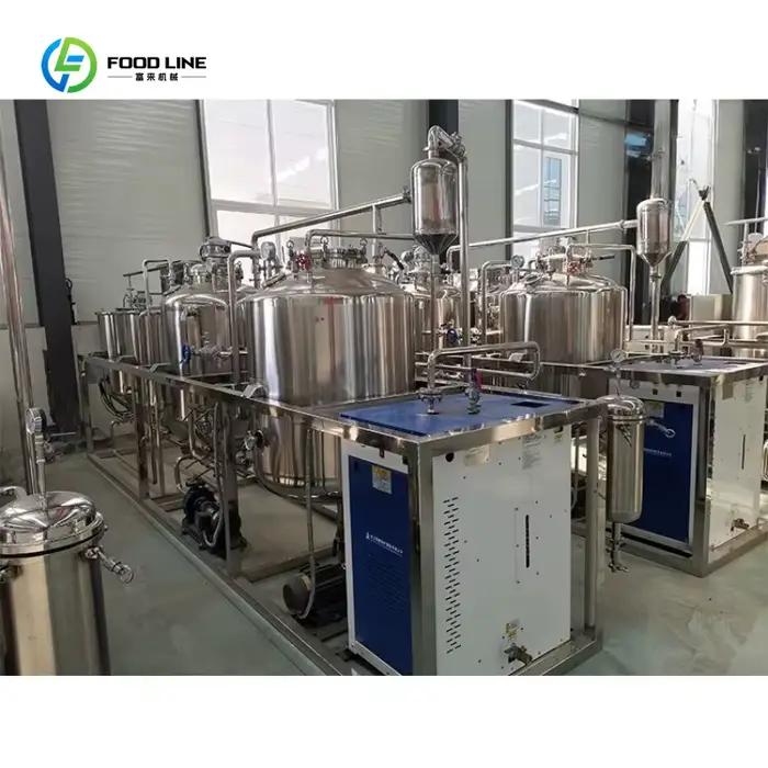 Petite machine d'équipement d'huile de tournesol de raffinage et de désodorisation pour l'huile de chanvre