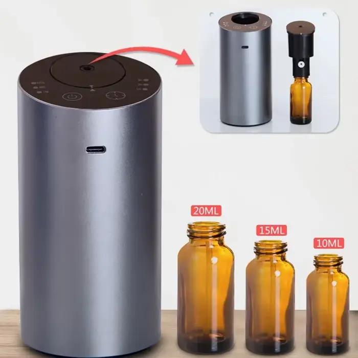 Diffuseur d'Arômes Électrique HAOYUNMA pour Voiture, Nébuliseur d'Huiles Essentielles Compact et Élégant, Idéal pour Détente Routière et Voyages Longues Distances