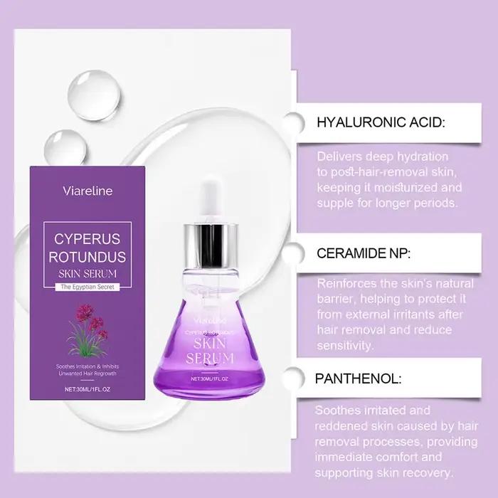 Sérum pour la peau au Cyperus Rotundus