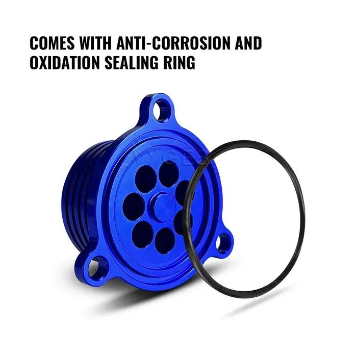 Accessoires de moto pour Yamaha X-MAX XMAX 125 250 300 400 2017-bouchon de couvercle de refroidissement de réservoir de filtre à eau et à huile et à carburant