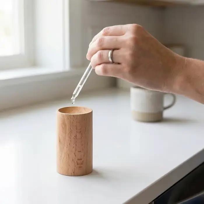 Diffuseur d'huiles essentielles sans flamme en bois