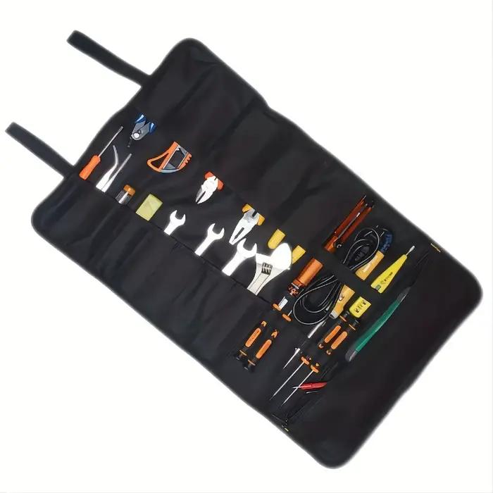Sacs de rangement pour outils avec pochettes, rangement d'outils portable et durable, parfait pour les bricoleurs, les propriétaires de camping-cars