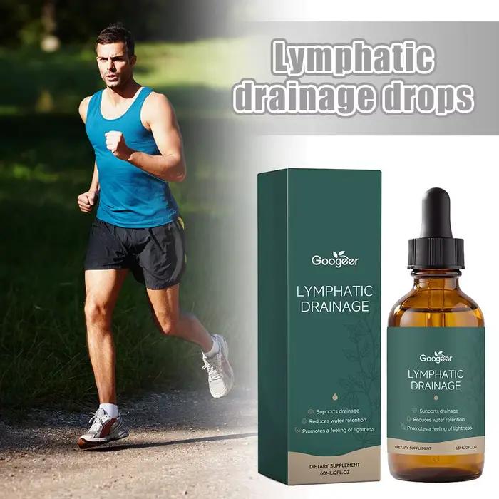 Gouttes de drainage lymphatique à base de plantes pour soulager les ballonnements