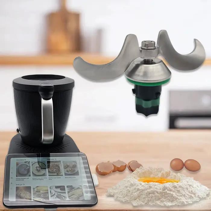 Lame de pétrissage de pâte robuste en acier inoxydable pour Thermomix TM7-lame de mélange épaisse et Durable pour farine