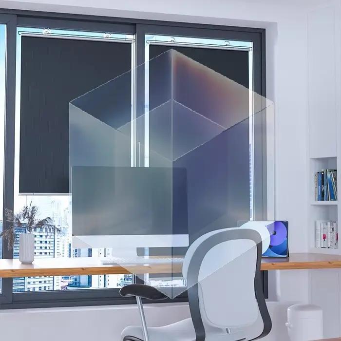 Stores à enroulement sans perçage pour fenêtres, articles de décoration intérieure, stores décoratifs