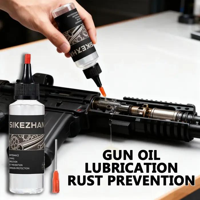 Kit de nettoyage universel pour armes à feu, lubrifiant à l'huile pour pistolet, nettoyeur CLP, entretien des armes antirouille, protection professionnelle, 60 ml/bouteille