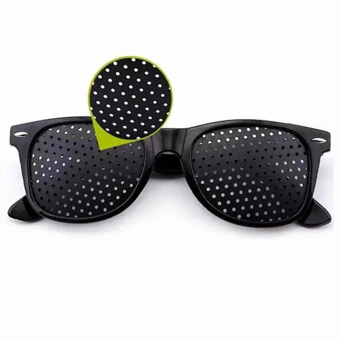 Soins De la Vision lunettes correctrices portables améliorant sténopé sténopé sténopé lunettes Anti-fatigue Protection des yeux Oculos De Grau