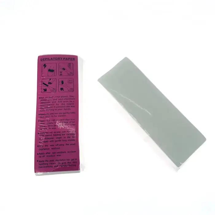 100 pièces épilation non tissé corps tissu cheveux enlever cire rouleaux de papier haute qualité épilation épilateur cire bande papier rouleau