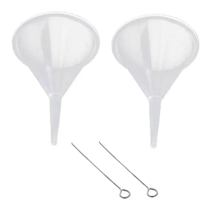 Petite huile liquide pour cuisines domestiques, entonnoirs en plastique, 1 paire