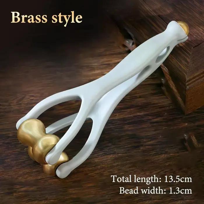 Massage des doigts rouleau à double rangée conception