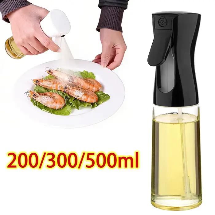 Bouteille de pulvérisation d'huile en plastique de 200/300/500ml