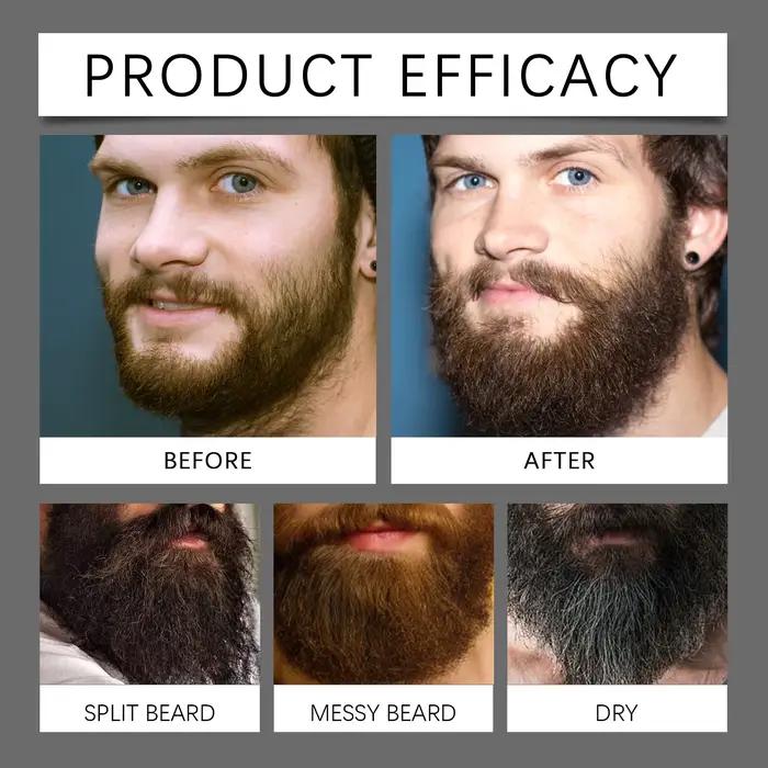 Huile de croissance de la barbe