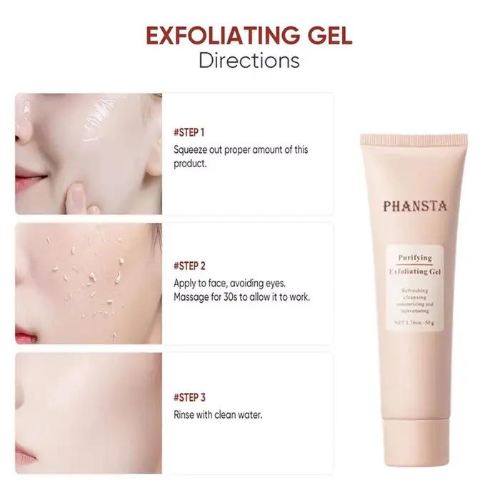 Gel exfoliant pour le visage