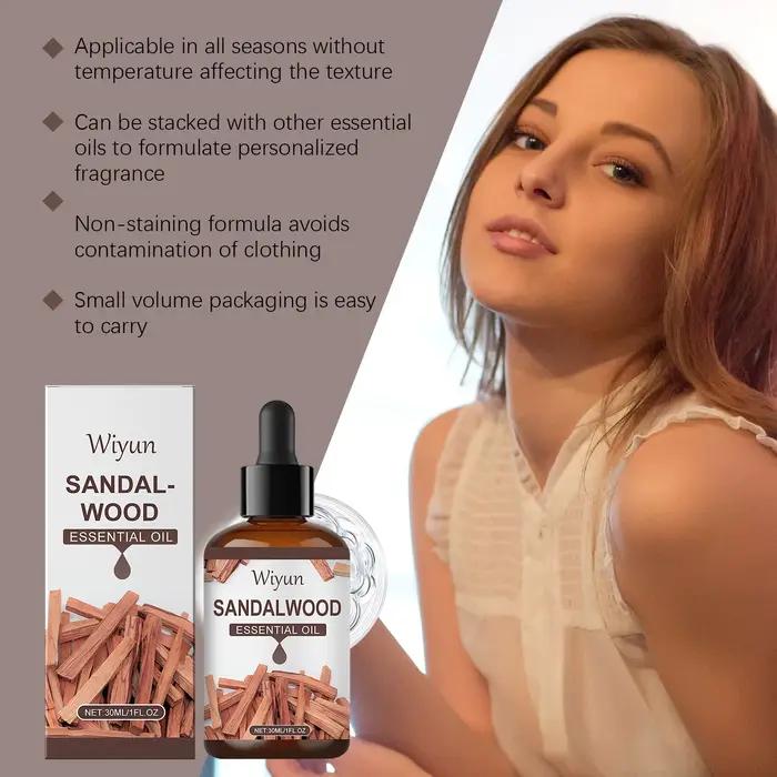 Huile essentielle de bois de santal pour massage du visage et du corps
