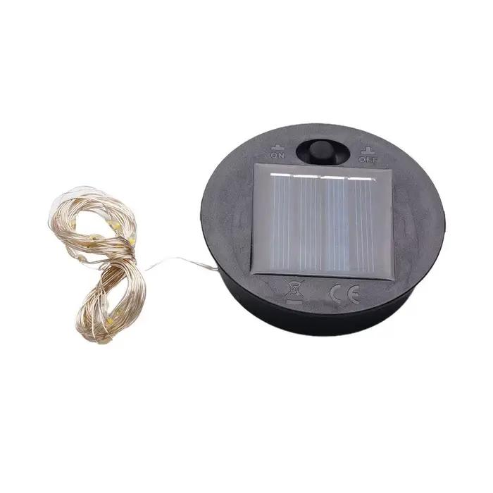 Panneau solaire de remplacement pour guirlande lumineuse solaire, lanternes solaires suspendues d'extérieur, pièces étanches, accessoires pour jardin et allée