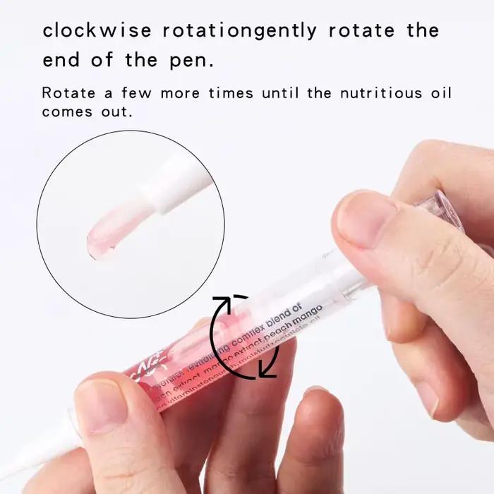 1 stylo huile pour cuticules, huile nutritive pour ongles, traitement des cuticules, revitalisant pour cuticules, prévention des ongles abîmés, nourrissant pour la peau