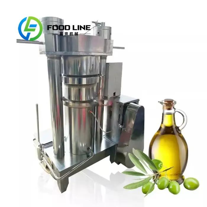 Presse à huile d'olive hydraulique automatique verticale d'usine professionnelle personnalisée pour diverses cultures d'huile
