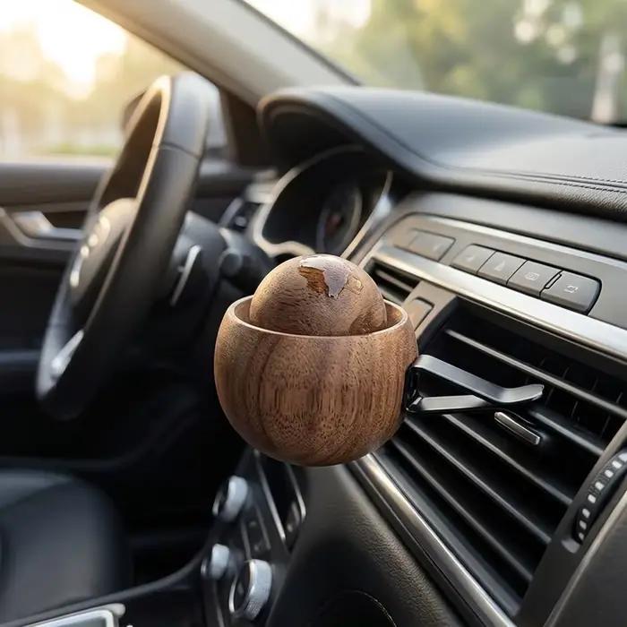 Diffuseur d'huiles essentielles pour voiture et maison - Fabriqué en bois
