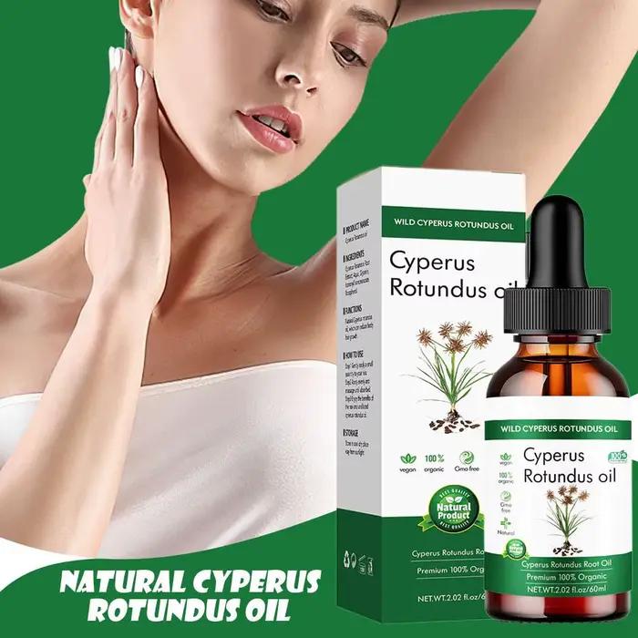 Huile d'épilation naturelle Cyperus Rotundus pour soins doux réduction croissance des poils corps hydratation nourriture peau occasionnelle spéciale