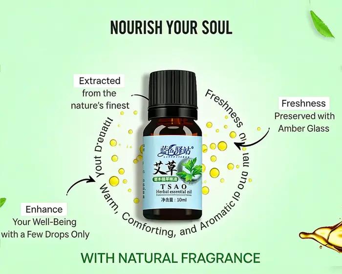 Huile Essentielle d'Armoise 10ml – Huile Naturelle Pure à 100%