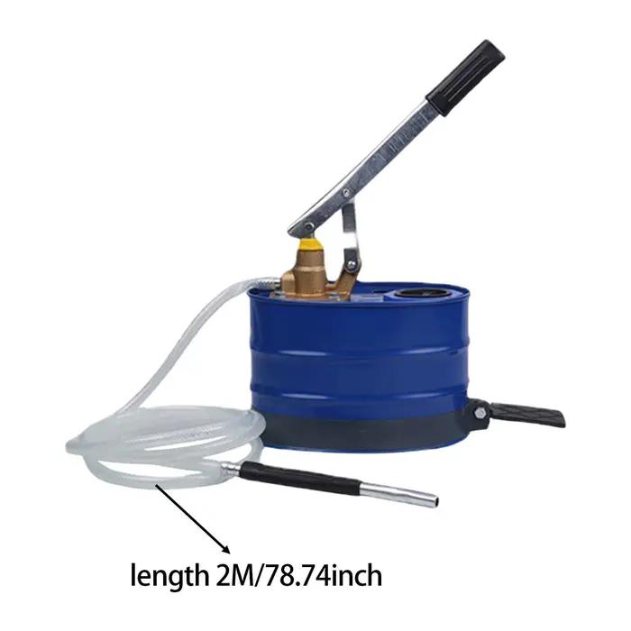Baril de remplissage d'huile 5 L, outil de changement d'huile épaissi, manuel, engrenage d'huile moteur, remplissage d'huile, Type de pression manuelle pour fournitures de camion, véhicule