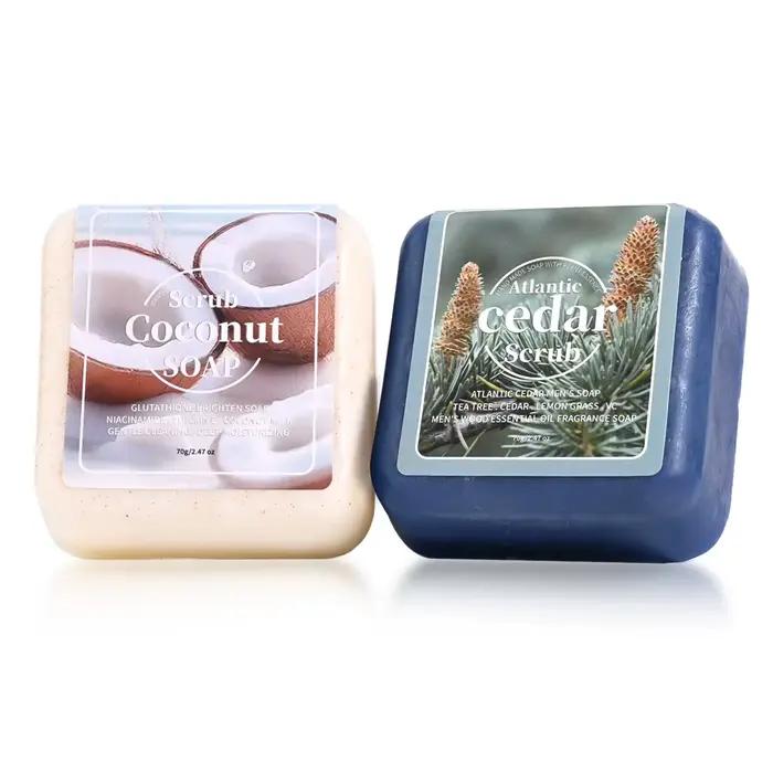 Savon à l'huile essentielle de cèdre pour hommes