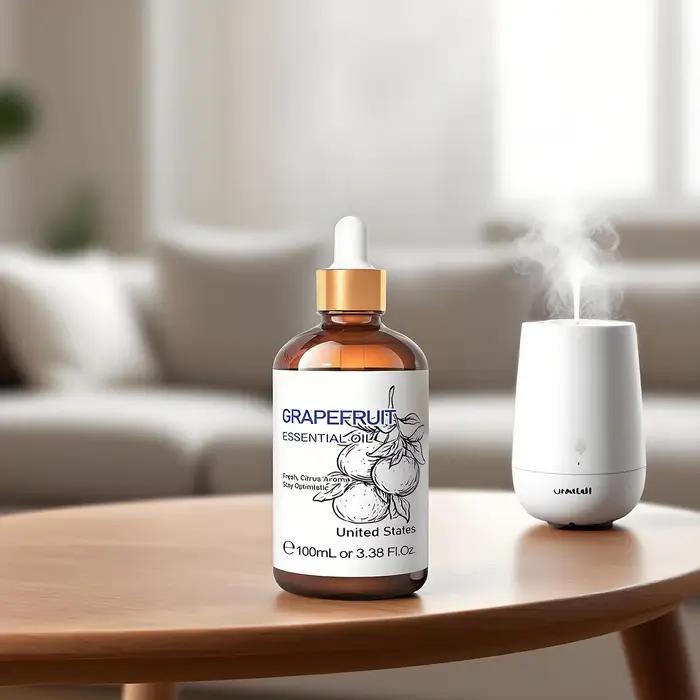  HIQILI 100% huile essentielle de pamplemousse Pure 100ml pour bricolage arômes humidificateur Massage visage peau Orange douce citronnelle 