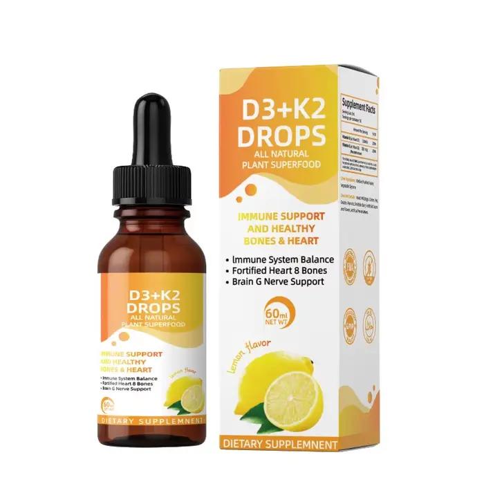 Offre Spéciale : Gouttes liquides de Vitamine D3 + K2 – Supplément naturel haute pureté pour soutenir la santé osseuse et le bien-être quotidien