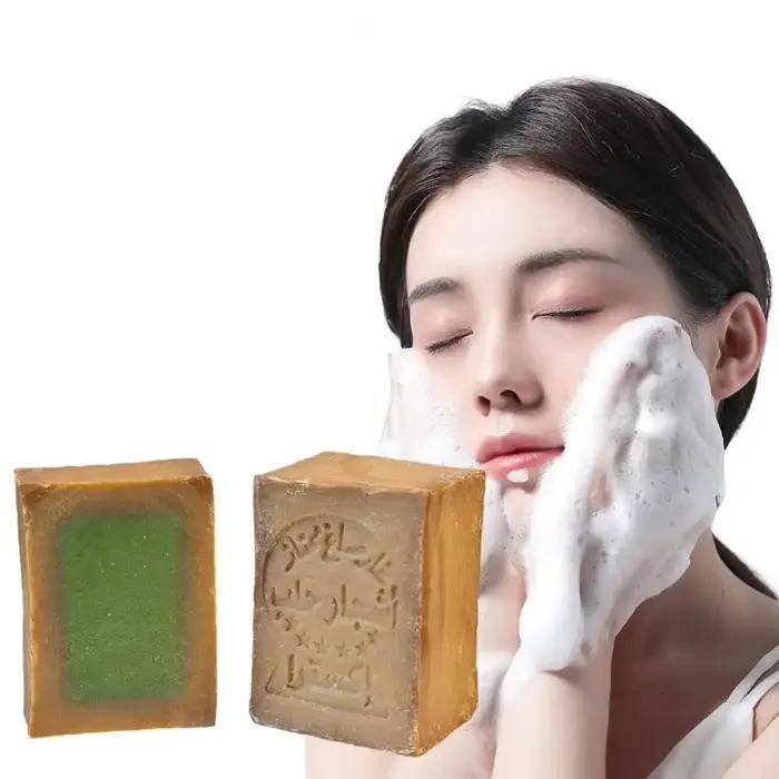 Savon artisanal ancien à l'huile d'olive pour le visage et le corps