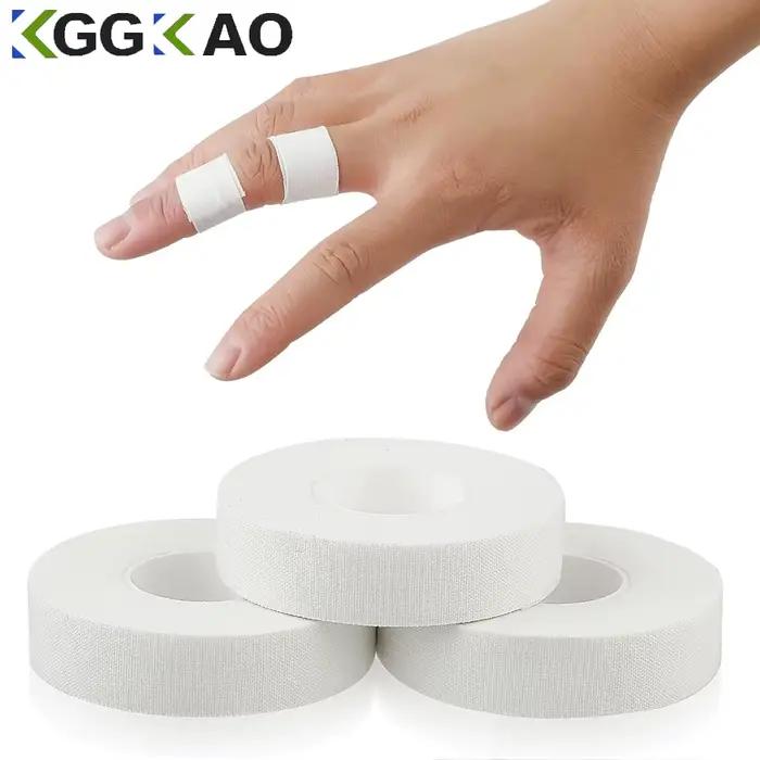 Ruban de pied athlétique blanc, sans résidus collants, facile à déchirer, escalade, jiu-jitsu, grappin, 1/2 rouleaux